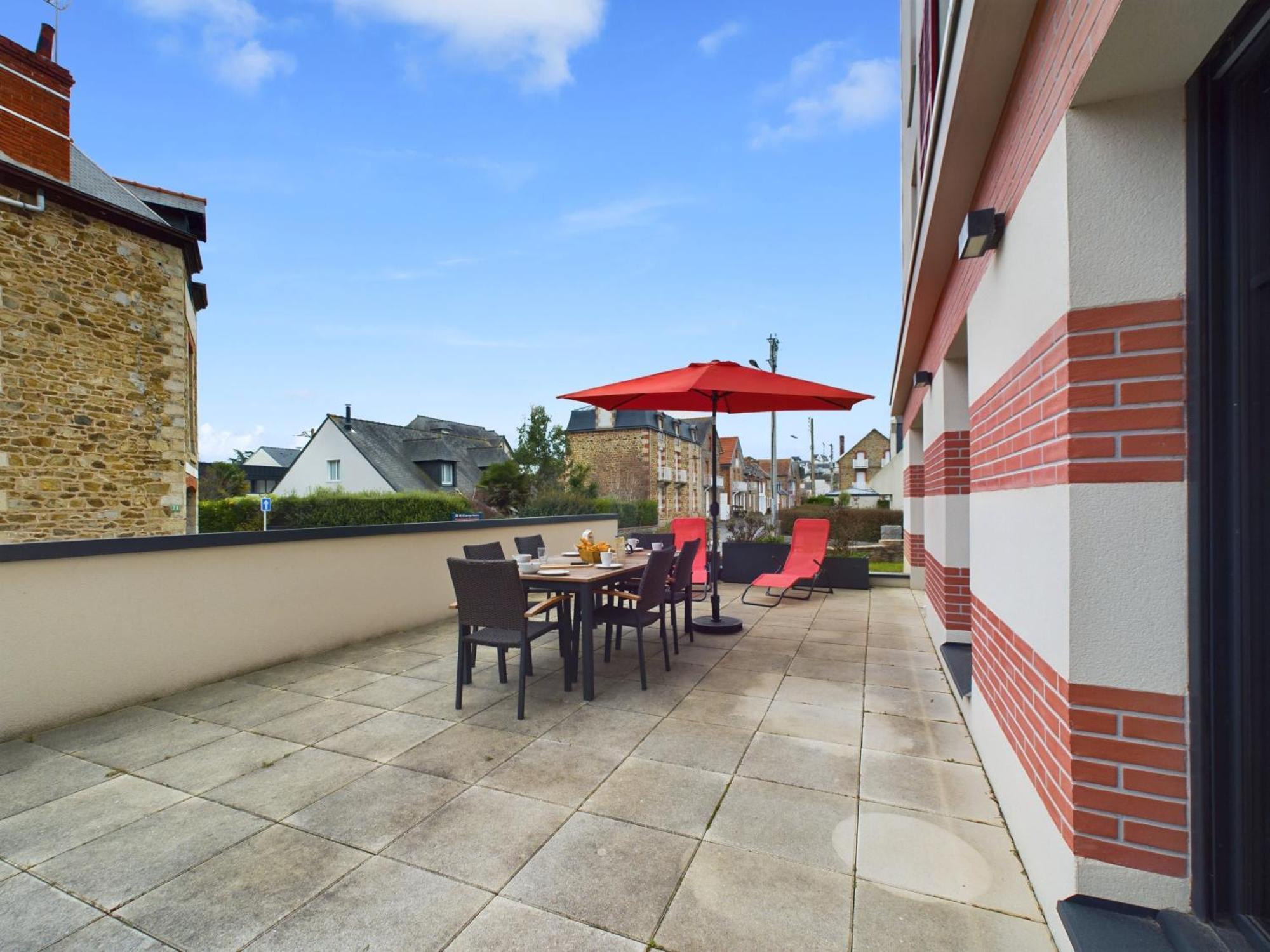 50M De La Plage - Grande Terrasse - Acces Pmr Pleneuf-Val-Andre Exteriör bild