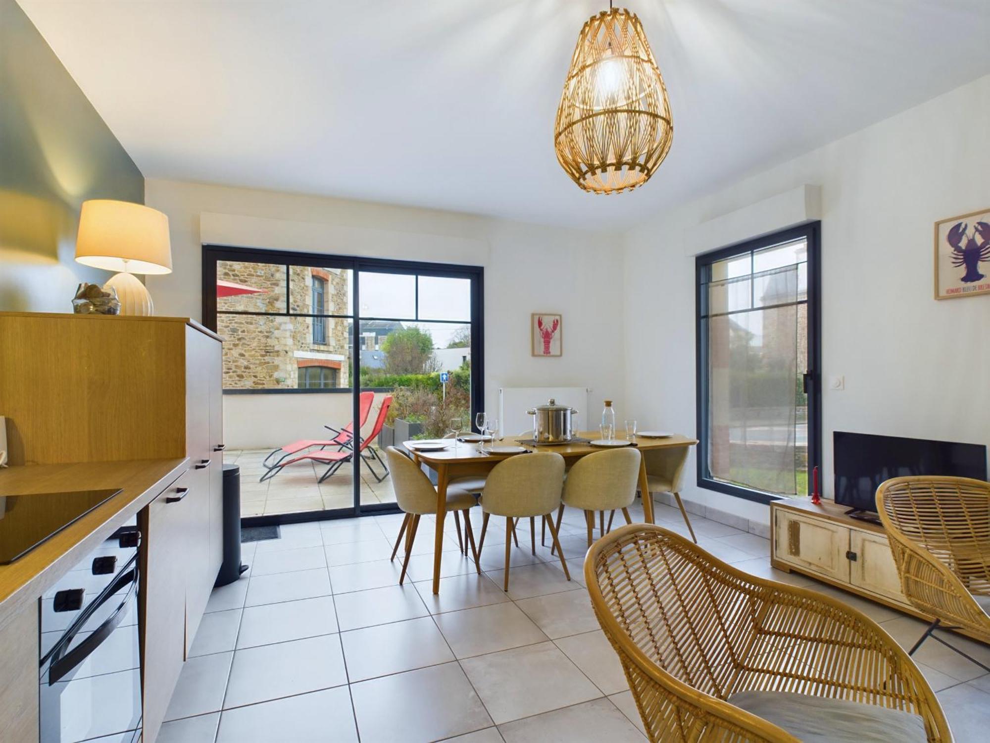 50M De La Plage - Grande Terrasse - Acces Pmr Pleneuf-Val-Andre Exteriör bild