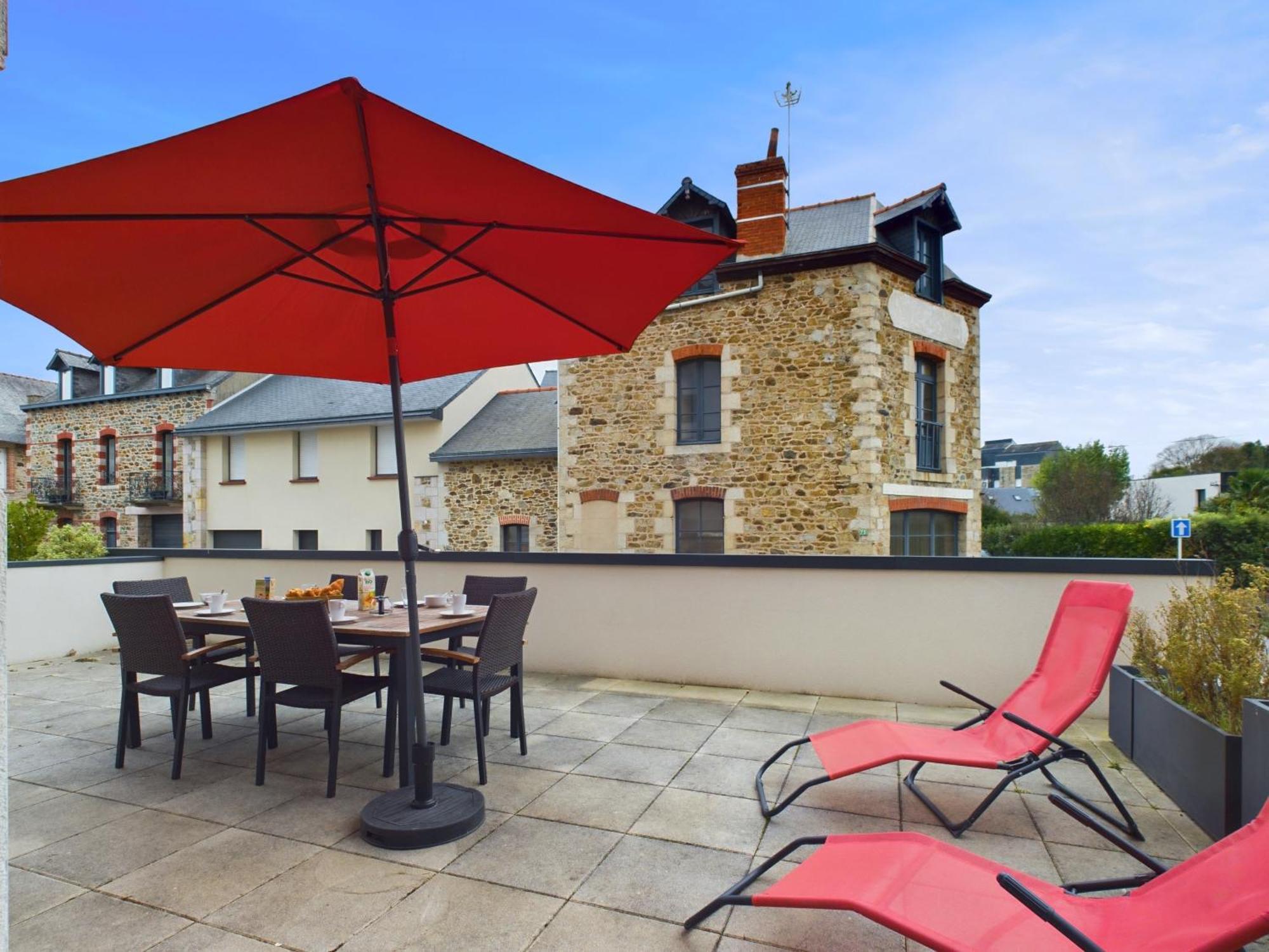 50M De La Plage - Grande Terrasse - Acces Pmr Pleneuf-Val-Andre Exteriör bild